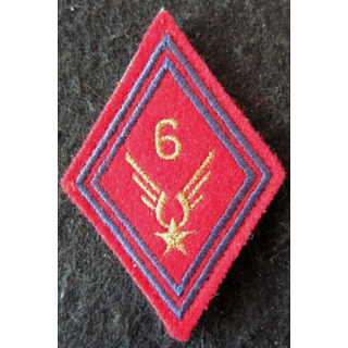 LOSANGE DE BRAS MODÈLE 45 : 6° RHC ALAT (Artillerie) modèle sous-officier