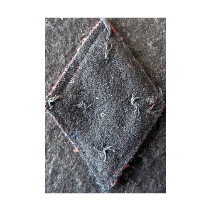 LOSANGE DE BRAS MODÈLE 45 : 13° GHL ALAT  (Artillerie) modèle Troupe fil de laine bleue