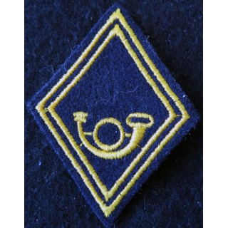 LOSANGE DE BRAS MODÈLE 45 : Troupe chasseurs (Alpins, à pied) hors unité (jaune or)