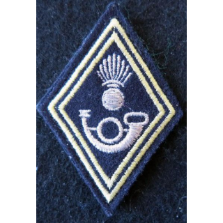 LOSANGE DE BRAS MODÈLE 45 : sous-officiers chasseurs (Alpins, à pied) Instruction