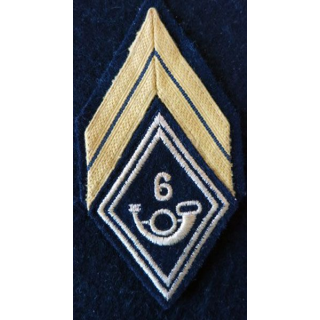 LOSANGE DE BRAS MODÈLE 45 : caporal du 6° BCA fil de laine