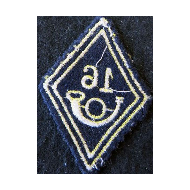LOSANGE DE BRAS MODÈLE 45 : 16° BCP, 16° GC modèle Troupe chasseurs à pied ou mécanisé