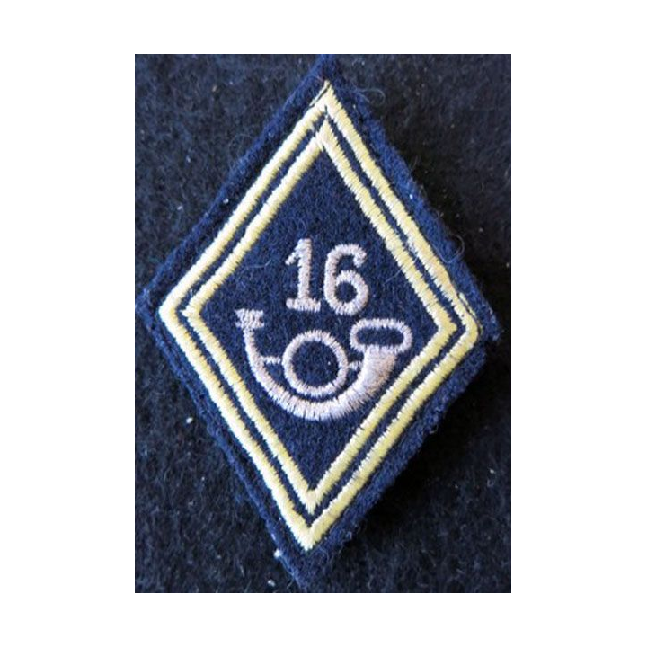 LOSANGE DE BRAS MODÈLE 45 : 16° BCP, 16° GC modèle sous-officiers chasseurs à pied ou mécanisé