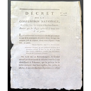 Décret de la Convention nationale n° 1088 du 26 juin 1793 