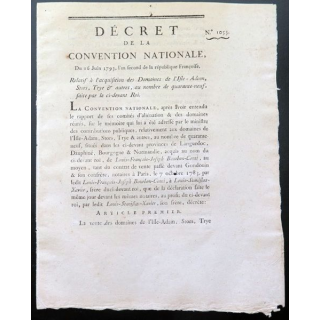 Décret de la Convention nationale N° 1055 du 16 juin 1793