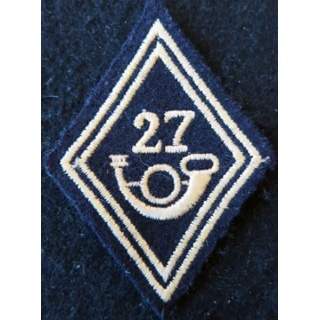LOSANGE DE BRAS MODÈLE 45 : 27° BCA modèle Troupe fil de laine