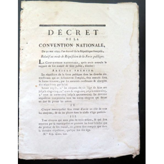 Décret de la Convention nationale N° 819 du 30 mai 1793