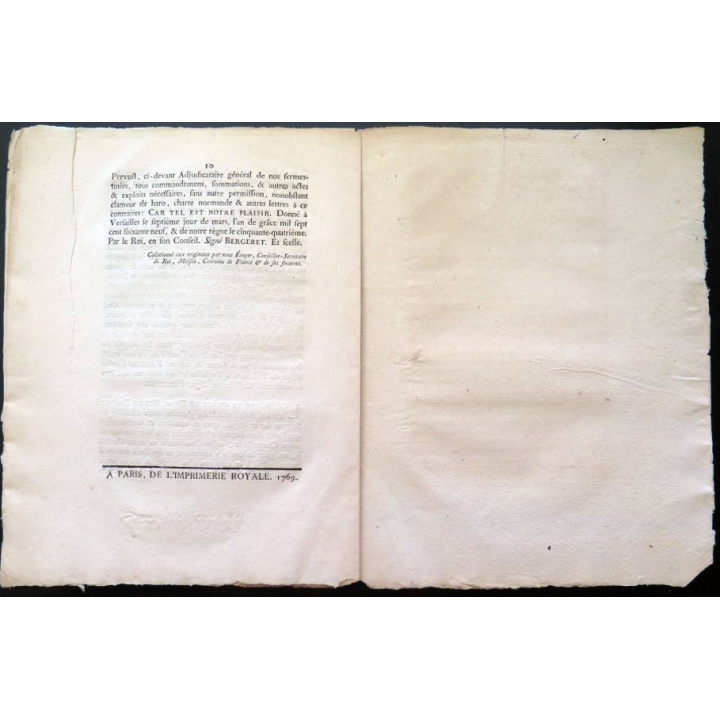 Arrests du conseil d'Etat du Roi relatif à la saisie de faux tabac ... 1768 1769