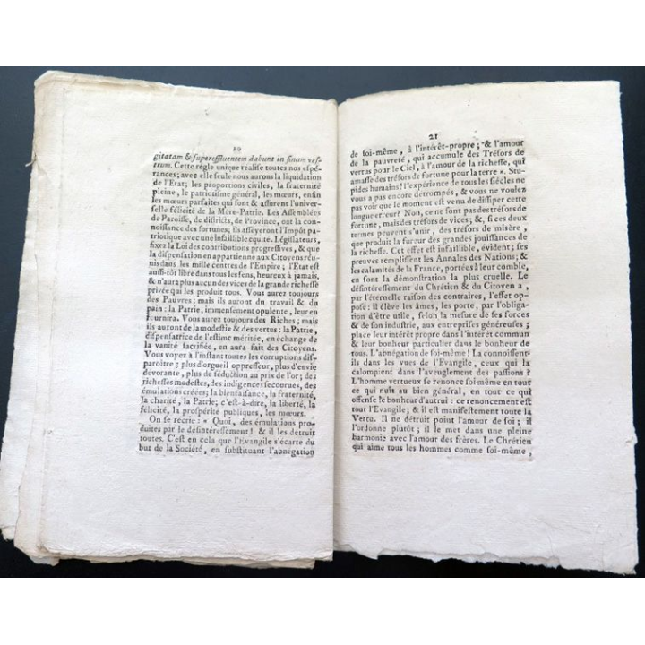 Troisième discours sur la liberté Française prononcé le 27 Septembre 1789