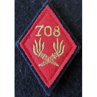 LOSANGE DE BRAS MODÈLE 45 :  modèle sous officiers de la 708° compagnie mixte des essences SEA