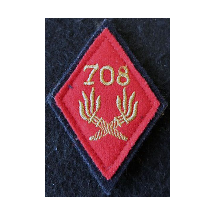LOSANGE DE BRAS MODÈLE 45 :  modèle sous officiers de la 708° compagnie mixte des essences SEA