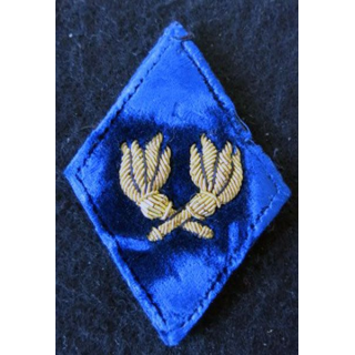 LOSANGE DE BRAS MODÈLE 45 :  officiers d'administration du Service des essences des armées SEA