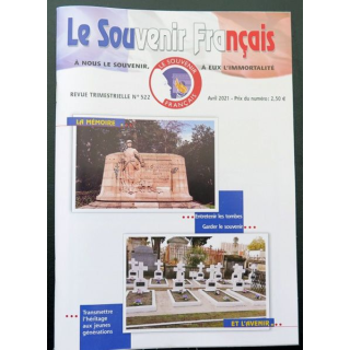 Le Souvenir Français N° 522 : bulletin avril 2021