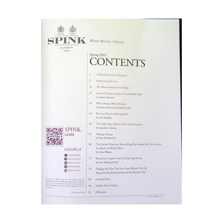 SPINK : catalogue issue 39 Spring 2021 96 pages