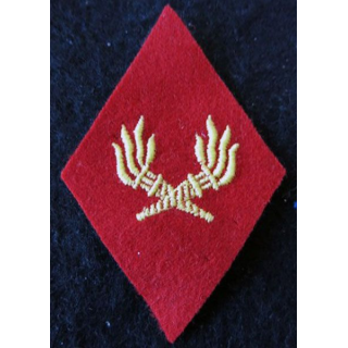 LOSANGE DE BRAS MODÈLE 45 :  modèle troupe du Service des essences des armées SEA doublé