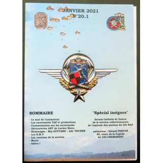 35° RAP janvier 2021 N°20.1 : bulletin de l'amicale des anciens du 35°RAP