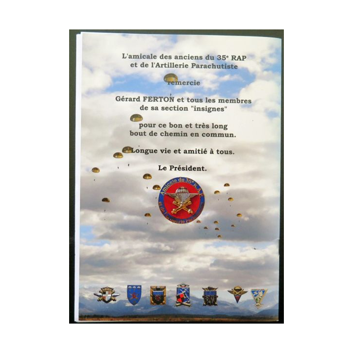 35° RAP janvier 2021 N°20.1 : bulletin de l'amicale des anciens du 35°RAP