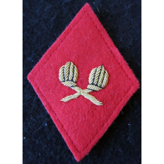 LOSANGE DE BRAS MODÈLE 45 :  modèle officiers du Service des essences des armées SEA en cannetille