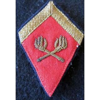LOSANGE DE BRAS patte de col : sergent compagnie du service de ravitaillement des essences modèle Indochine