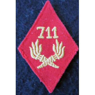 LOSANGE DE BRAS MODÈLE 45 :  modèle troupe de la 711° compagnie mixte des essences SEA non doublé