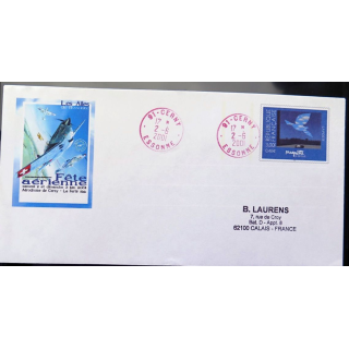Enveloppe premier jour les Ailes de l'Essonne fête aérienne 2 juin 2001