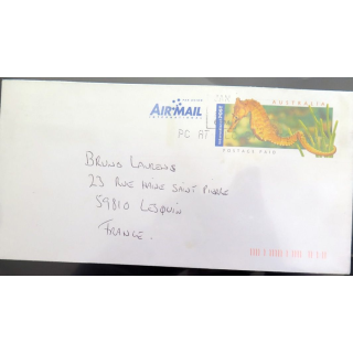 Enveloppe Air Mail avec timbre australien