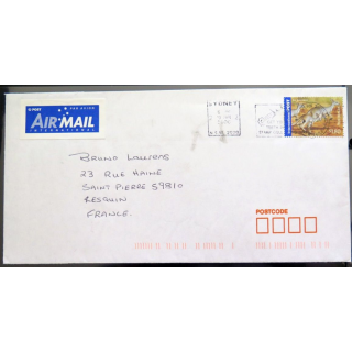Enveloppe Artphila  by Air Mail par avion 3 timbres Roumanie