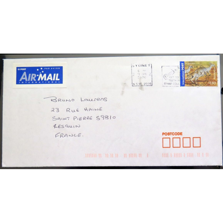 Enveloppe Artphila  by Air Mail par avion 3 timbres Roumanie