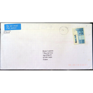 Enveloppe by air mail avec 1 timbre Grande Bretagne
