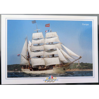 Carte postale de l'armada du siècle bateau Europa