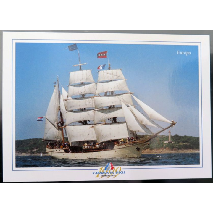 Carte postale de l'armada du siècle bateau Europa