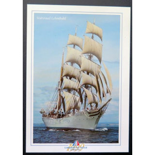Carte postale de l'armada du siècle bateau Statsraad Lehmkuhl