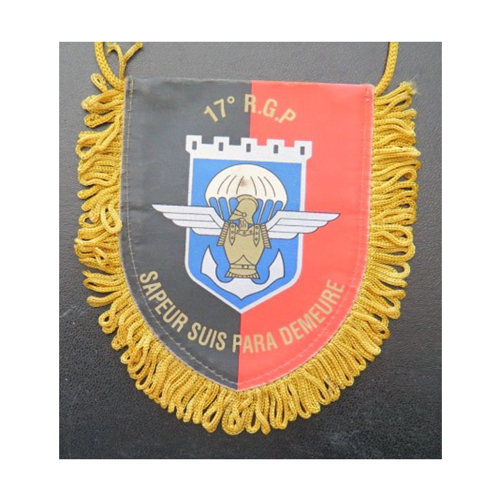17° RGP : petit fanion 1° compagnie 17° régiment du génie parachutiste