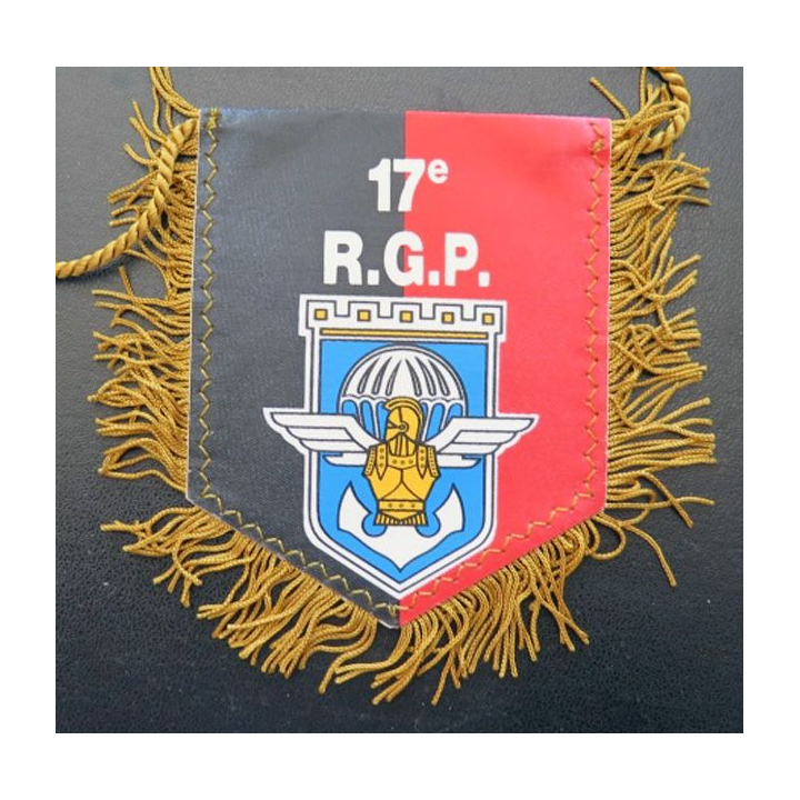 17° RGP : petit fanion 17° régiment du génie parachutiste