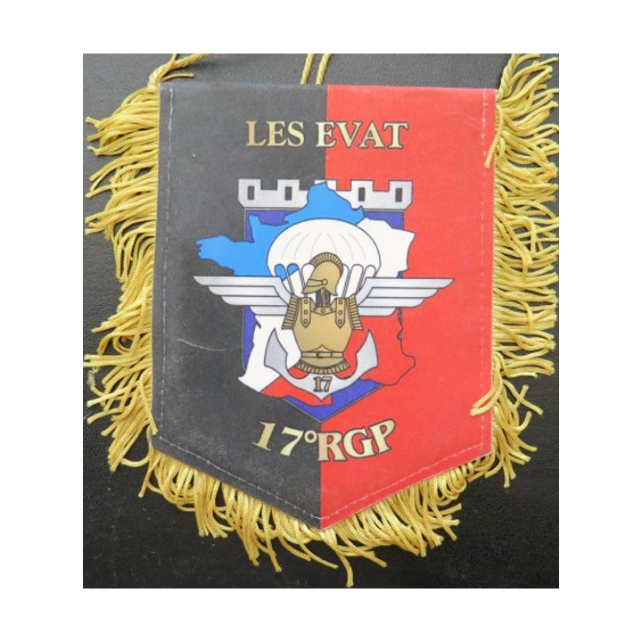 17° RGP : fanion les EVAT du 17° régiment du génie parachutiste