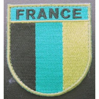 FRANCE : insigne tissu France sous plastique de protection