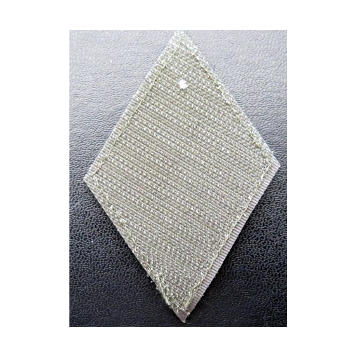 LOSANGE DE BRAS MODÈLE 45 : aumonier catholique (fils métallques) sur Velcro