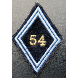 LOSANGE DE BRAS MODÈLE 45 : 54° régiment de transmissions cadre sur velcro