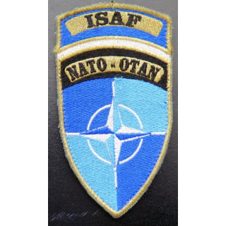 Insigne tissu de l'ISAF NATO OTAN