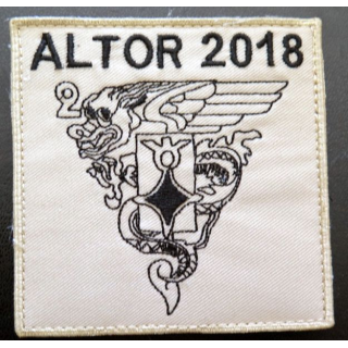 2° REP :  Insigne tissu du 2° Régiment étranger parachutiste ALTOR 2018