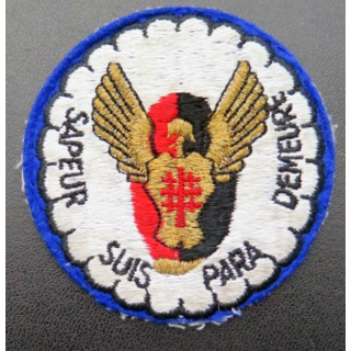 17° RGP : insigne tissu de la 1° compagnie de combat du 17° RGP sans hongroise