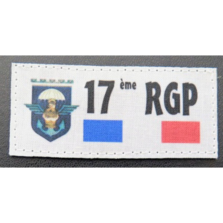 plaque du 17° régiment du génie parachutiste 17° RGP  sur scratch