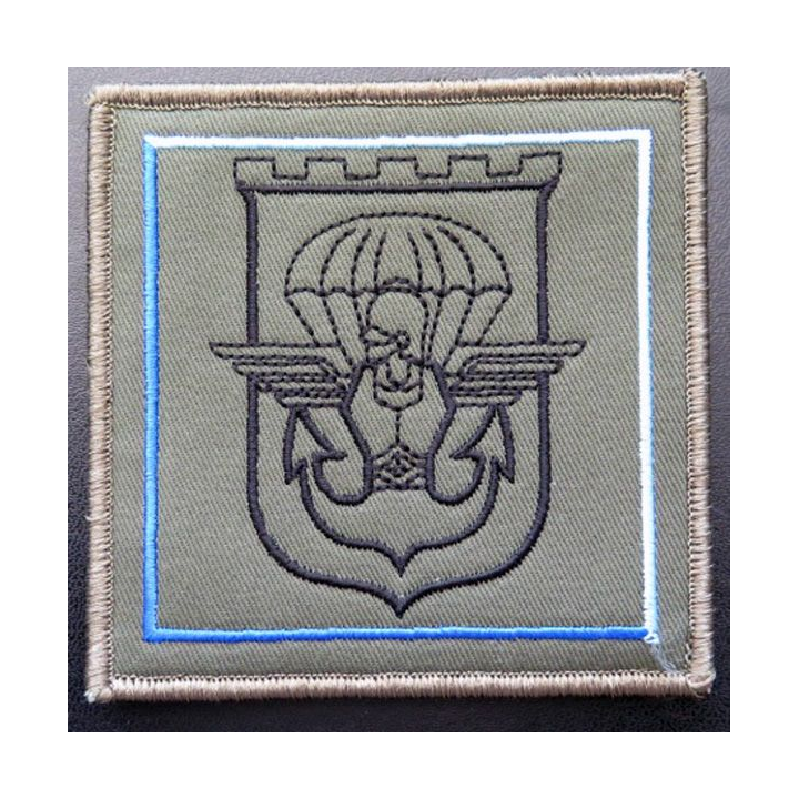 17° RGP : insigne tissu de la compagnie instruction du 17° RGP 10 x 10 cm sur scratch