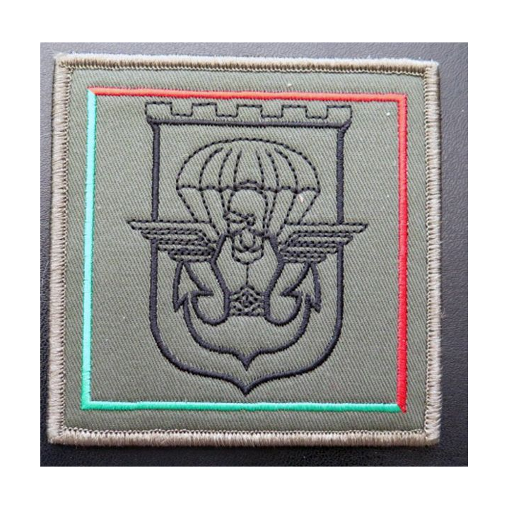 17° RGP : insigne tissu de la compagnie d'appui du 17° RGP 10 x 10 cm sur scratch