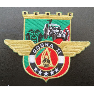 17° RGP : Insigne tissé Unité COBRA II du 17° RGP Barkhane Mali 2014 2015 doré