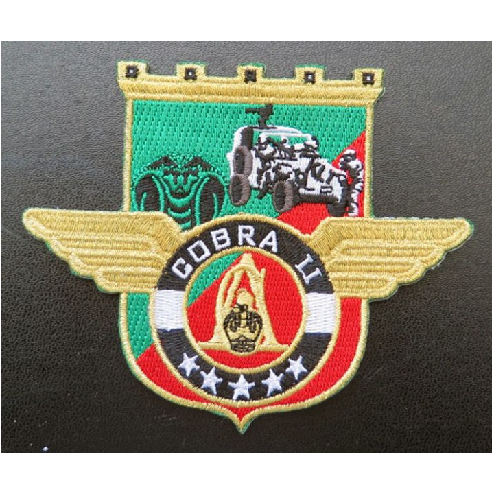 17° RGP : Insigne tissé Unité COBRA II du 17° RGP Barkhane Mali 2014 2015 doré