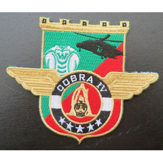 17° RGP : insigne tissé Unité COBRA IV du 17° RGP Barkhane Mali 2015 doré