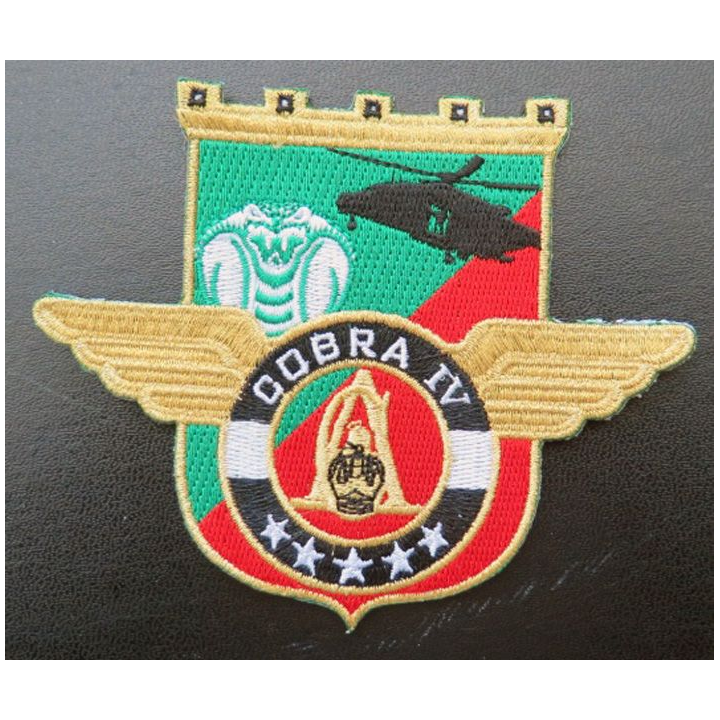 17° RGP : insigne tissé Unité COBRA IV du 17° RGP Barkhane Mali 2015 doré