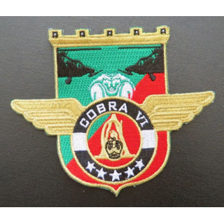 insigne tissé Unité COBRA VI du 17° RGP Barkhane Tchad 2015 - 2016
