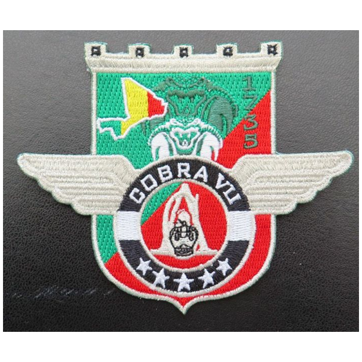 insigne tissé Unité COBRA VII du 17° RGP Barkhane Tchad Mali 2016 